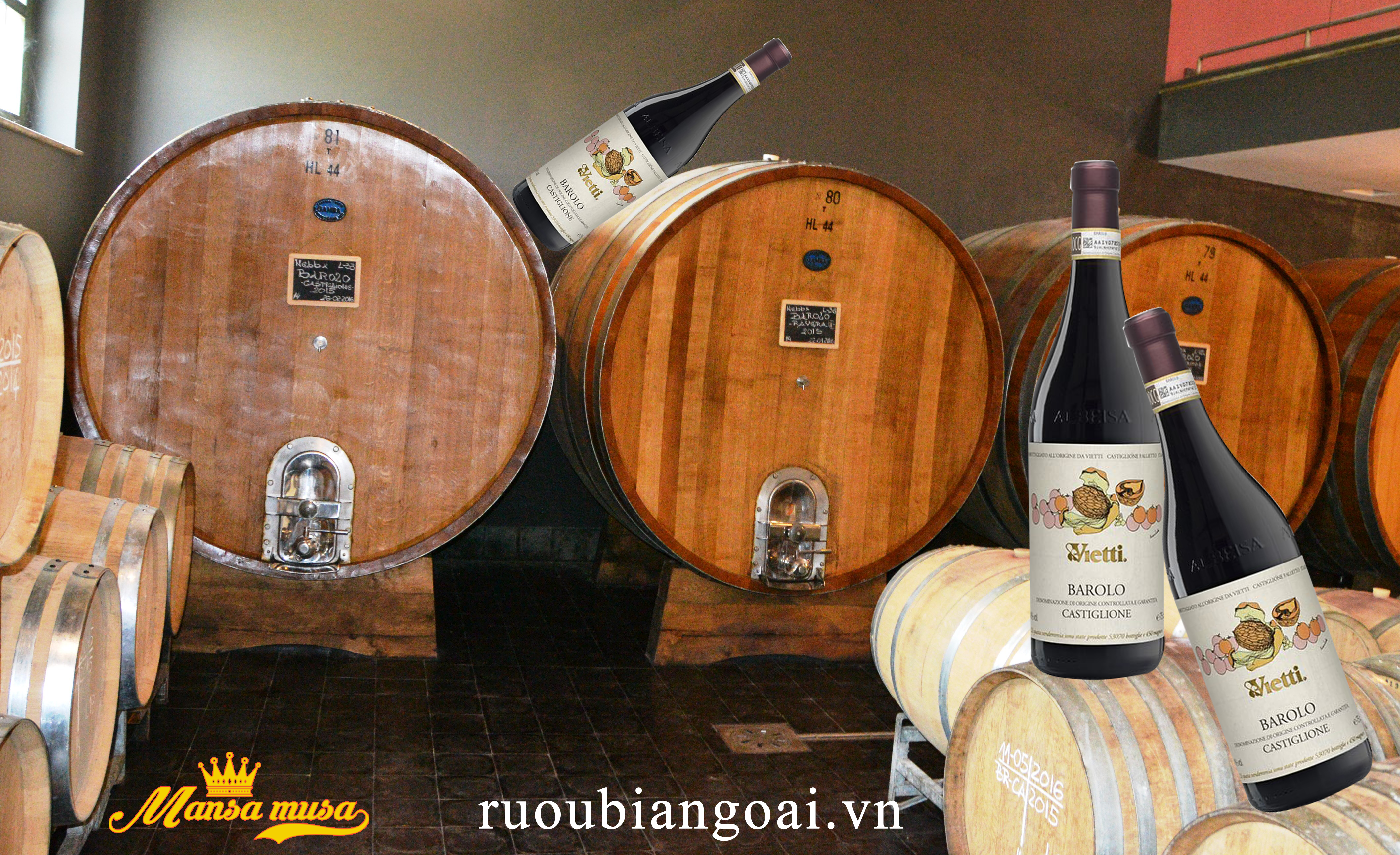 Rượu Vang Ý Vietti Barolo Castiglione 2016