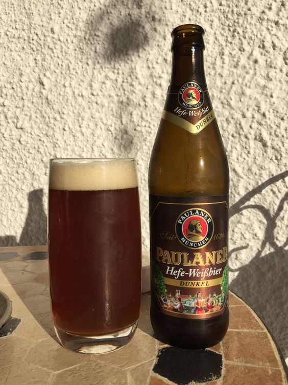 Bia Paulaner Hefe Weissbier Dunkel 5.3% – Chai 500ml