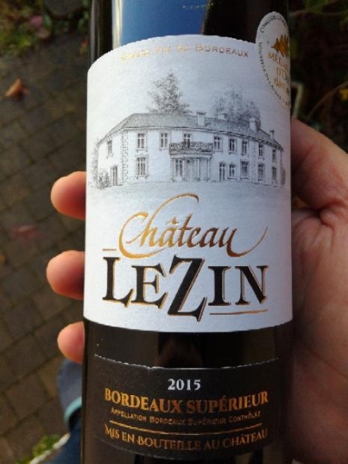 Rượu vang Château Lezin Bordeaux Supérieur 2015