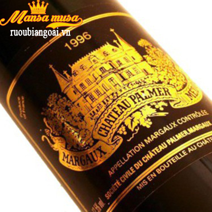 Rượu Vang Chateau Palmer Margaux 1996