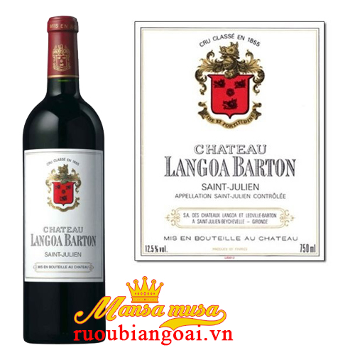 Rượu vang chateau langoa barton