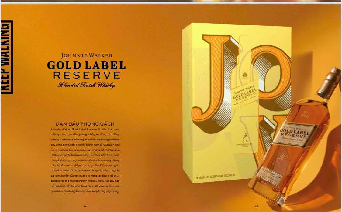 Hộp Quà Rượu Johnnie Walker Gold Label