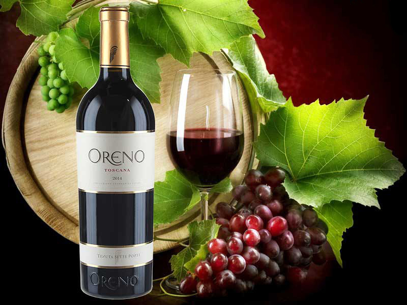 Rượu Vang Oreno Toscana 2017
