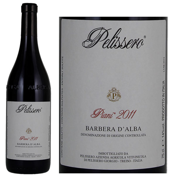 Rượu Vang Pelissero Piani Barbera D’Alba
