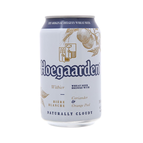 Bia Hoegaarden White 4.9% – Lon 330ml – Thùng 24 Lon Bia Hoegaarden White 4.9% – Lon 330ml – Thùng 24 Lon