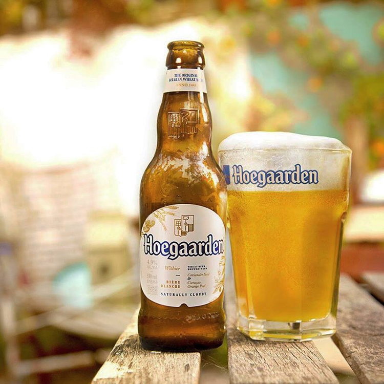 Bia Hoegaarden trắng 4,9% Bỉ – 24 chai 330ml Bia Hoegaarden trắng 4,9% Bỉ – 24 chai 330ml