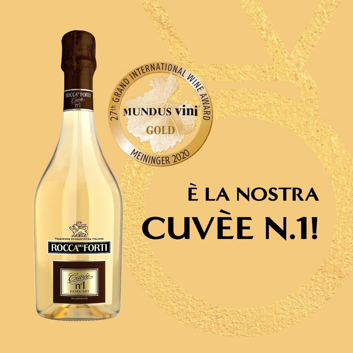Rượu Vang Rocca dei Forti Cuvée n°1 Extra Dry