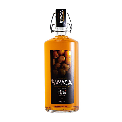Plum liqueur Hamada with gold leaf 13% 750ml