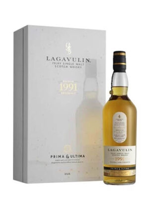 rượu whisky lagavulin 1991 - 28 năm, prima & ultima