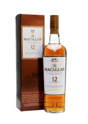 rượu whisky macallan 12 năm sherry oak - mẫu cũ