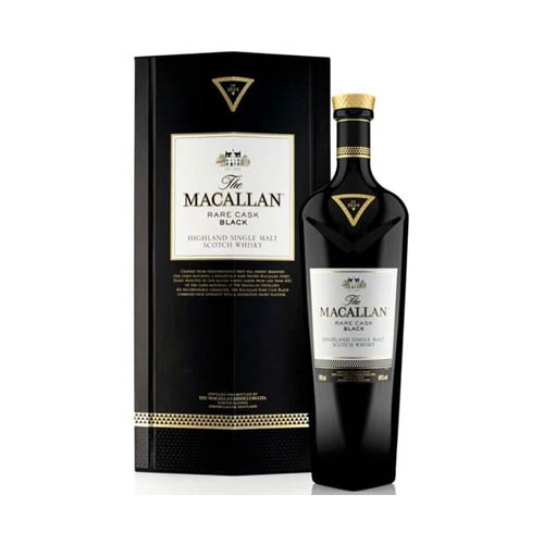 rượu whisky macallan rare cask black - đen