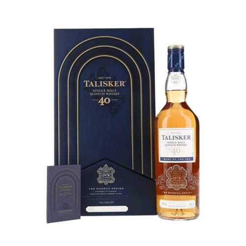rượu whisky talisker 1978 - 40 năm