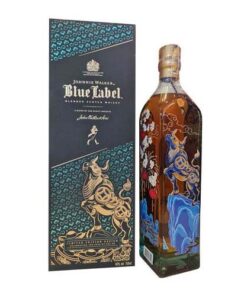 Rượu whisky johnnie walker blue ox – tân sửu 2021