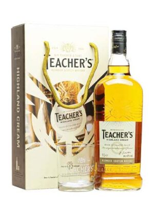 Rượu whisky teacher’s 1l – hộp quà tết 2022