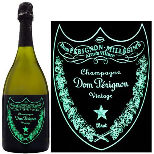 Rượu Champagne Perignon Luminous Dom Đèn Phát Sáng
