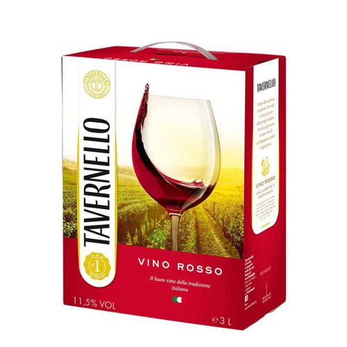 Rượu vang Ý bịch Tavernello Vino Rosso BIB