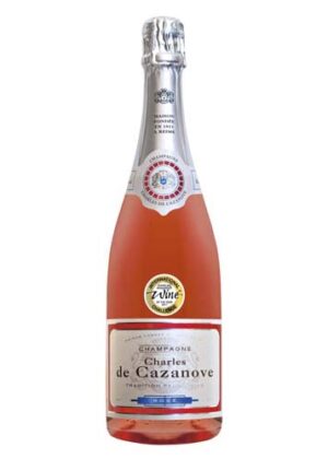 Rượu Champagne Charles de Cazanove Brut Rose