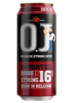 Bia OJ Strong Imported 16%