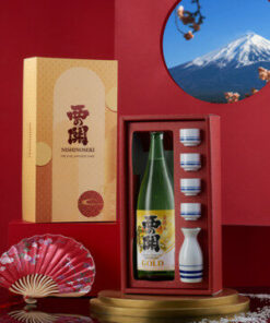 HỘP QUÀ TẾT RƯỢU SAKE  2024- LỘC VÀNG KHAI XUÂN