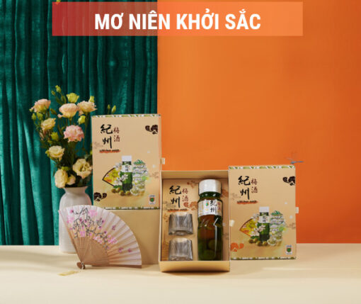 HỘP QUÀ TẾT RƯỢU SAKE 2024- MƠ NIÊN KHỞI SẮC 2024 - 01