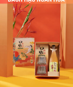 HỘP  QUÀ TẾT RƯỢU SAKE 2024 - BÁCH HẠC NGÀN HOA