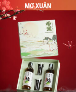 HỘP  QUÀ TẾT RƯỢU SAKE 2024 - MƠ XUÂN