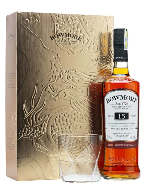 Bowmore 15 Năm - Hộp Quà Tết 2024