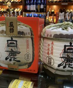Rượu Sake Bình Cói Hakushika Taru Sakadaru 1800ml
