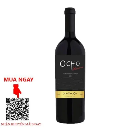 Rượu vang chile ochotierras ocho reserva cabernet sauvignon