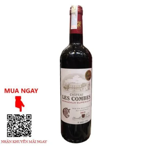 Rượu vang pháp château les combes