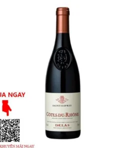 Rượu vang pháp delas wine cotes du rhone