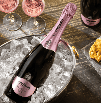 Rượu vang nổ/Sparkling Cinzano Rose