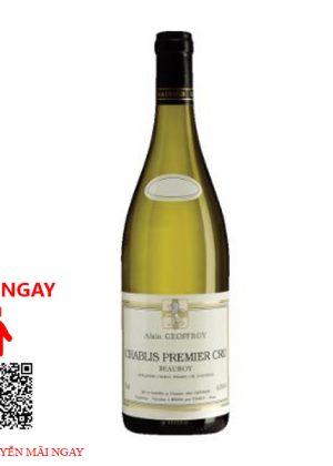 Rượu Vang Pháp Chablis 1er Cru Beauroy Alain Geoffroy 2022