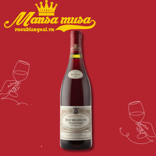 Rượu Vang Pháp Pinot Noir Bourgogne Domaine Seguin-Manuel