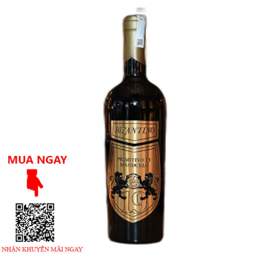 Rượu Vang Ý Bizantino Primitivo Di Manduria DOC