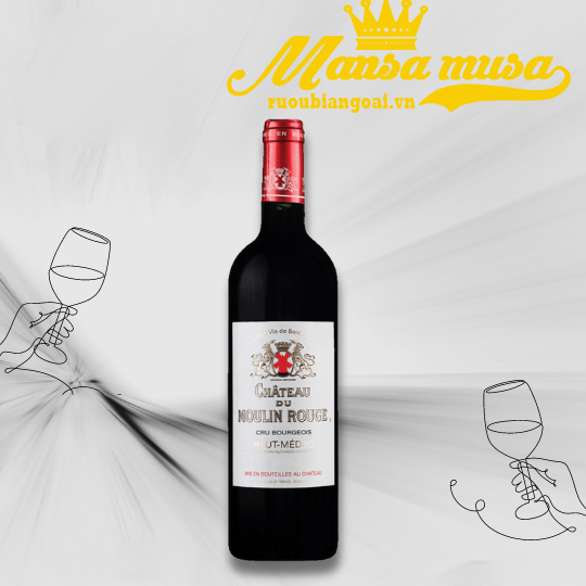 Rượu Vang Pháp Chateau Moulin Rouge Haut Medoc