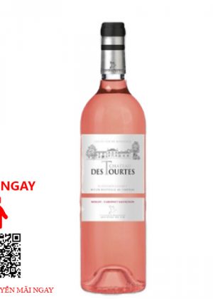 Rượu Vang Pháp Chateau des Tourtes rose