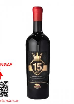 Rượu Vang Ý TrePini 15% Gran TRullo Primitivo Puglia DOC