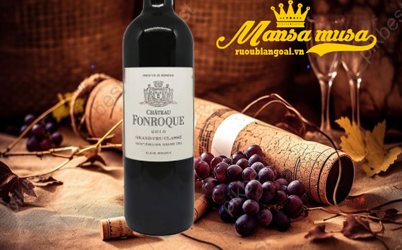 Rượu Vang Pháp Chateau Fonroque 2017