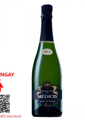 Rượu Sparkling Wine Medicis Demi Sec Blanc de Blanc