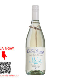 Rượu Vang Trắng Không Cồn Cantina Zaccagnini De-Alcoholised Wine White