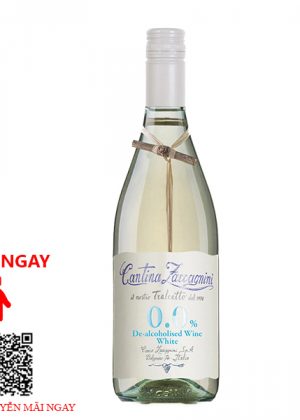 Rượu Vang Trắng Không Cồn Cantina Zaccagnini De-Alcoholised Wine White