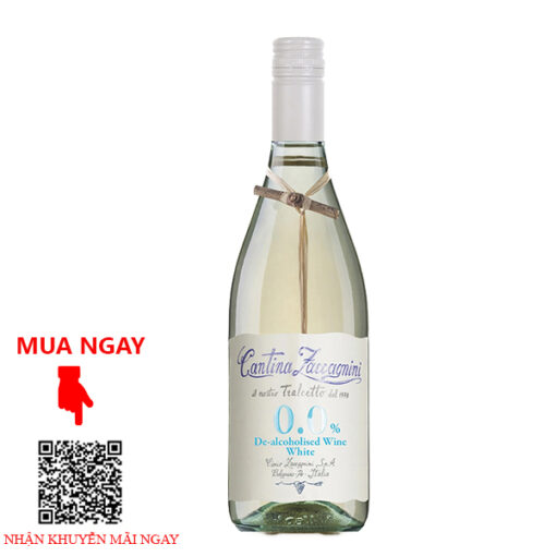 Rượu Vang Trắng Không Cồn Cantina Zaccagnini De-Alcoholised Wine White