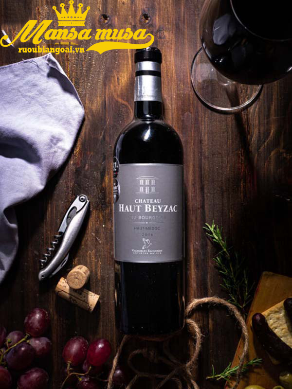 Rượu Vang Pháp Chateau Haut Beyzac Cru Bougeois 2016