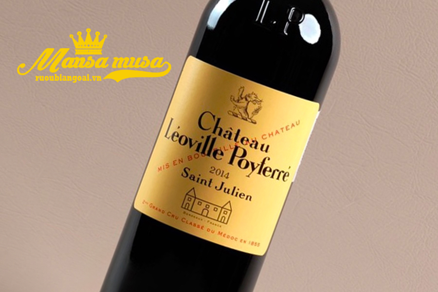 Rượu Vang Pháp Chateau Leoville Poyferre Saint Julien 2014