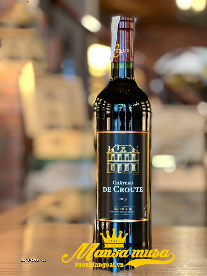 Rượu Vang Pháp Chateau De Croute Bordeaux