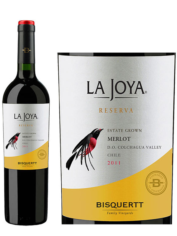 ruou vang bisquertt la joya reserva merlot