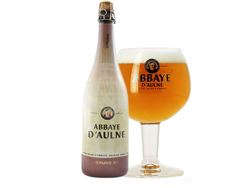 bia abbaye d’aulne brune 6% bỉ 