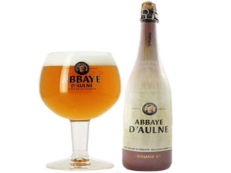 bia abbaye d’aulne brune 6% bỉ 