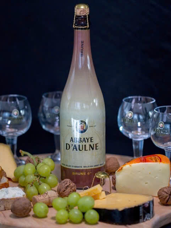 bia abbaye d’aulne brune 6% bỉ 